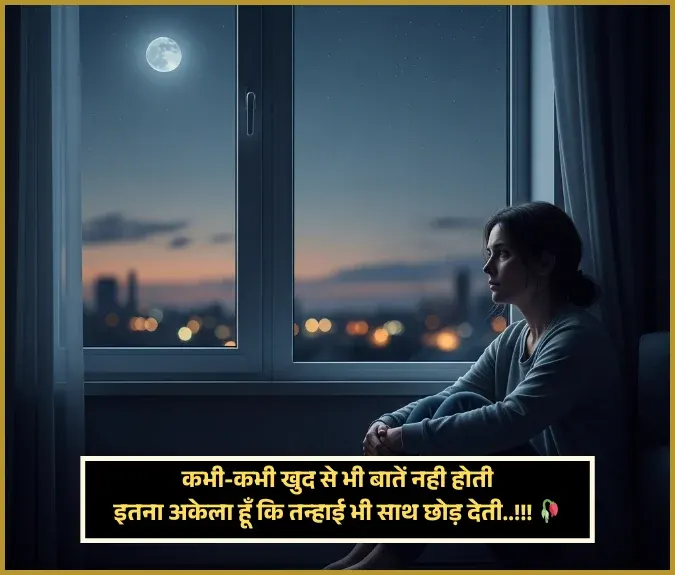 2 Line Alone Shayari