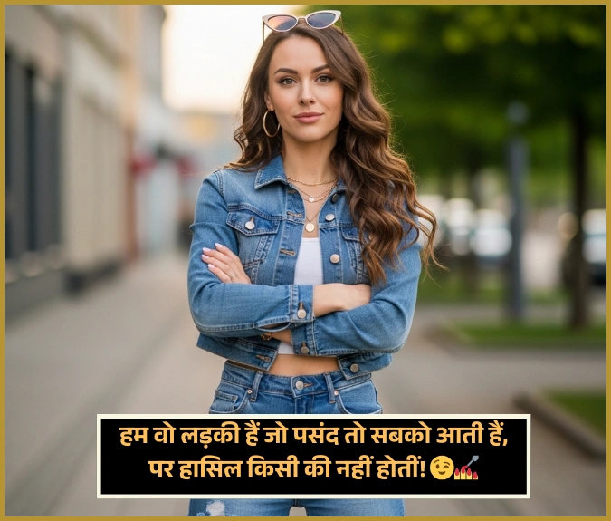 Attitude Shayari for Girls in Hindi for Instagram