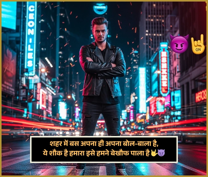 Attitude Shayari🔥 Love