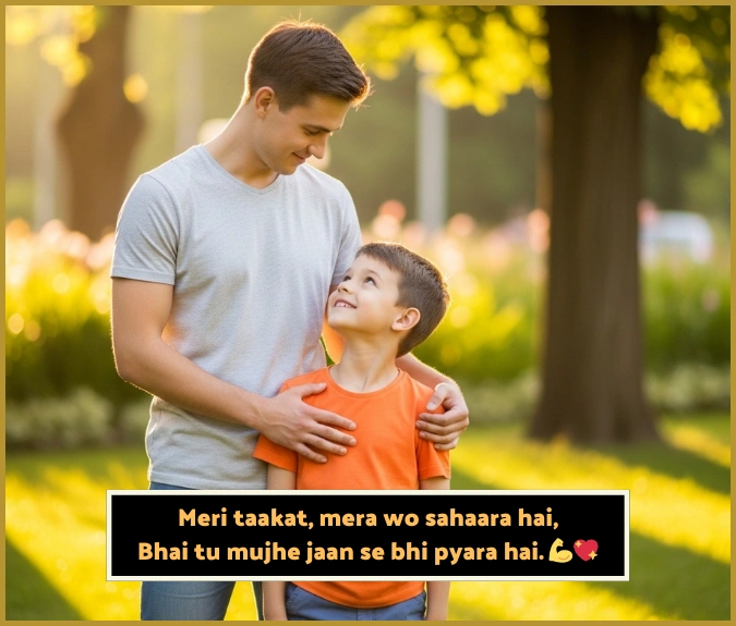 Bhai Ke Liye Shayari in English Hindi
