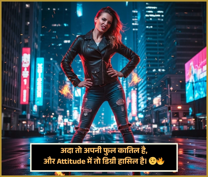 Cute Gussa Female Attitude Shayari Cute Gussa Female Attitude Shayari