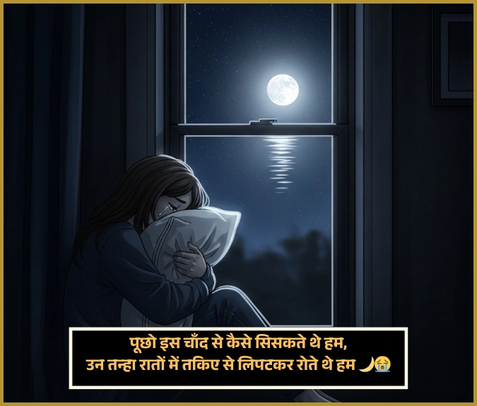Heart Touching Moon Shayari in Hindi Heart Touching Moon Shayari in Hindi