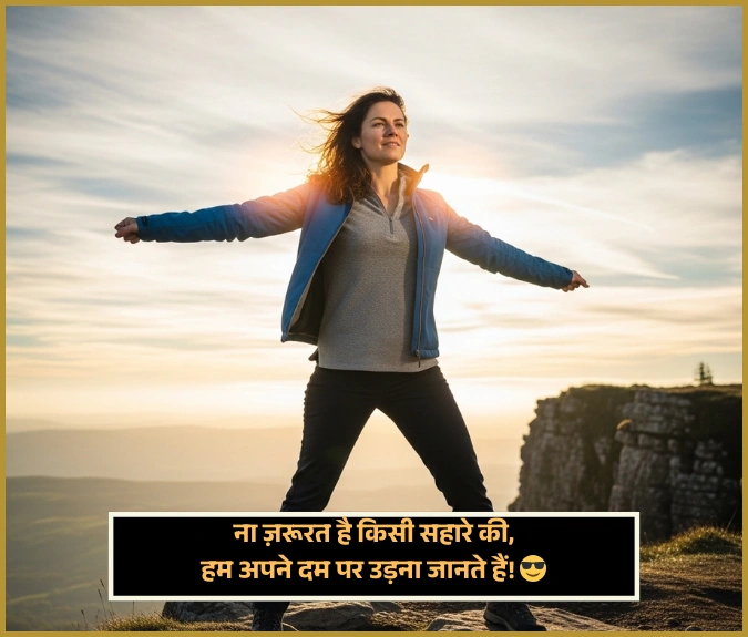 Positive Attitude Female Attitude Shayari Positive Attitude Female Attitude Shayari