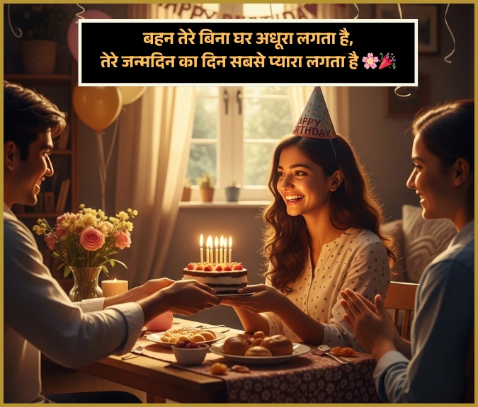 Sister Birthday Shayari