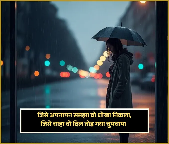 Bharosa Rishte Dhoka Shayari