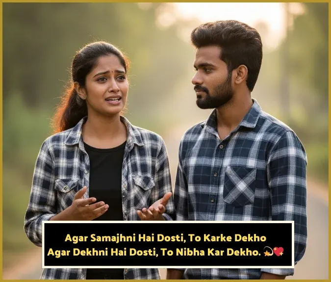 Emotional Trust Friendship Shayari in English