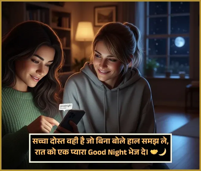 Friends Good Night Shayari
