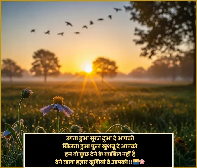 Good Morning Shayari in Hindi