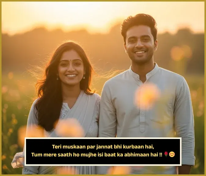 Love Smile Shayari in English