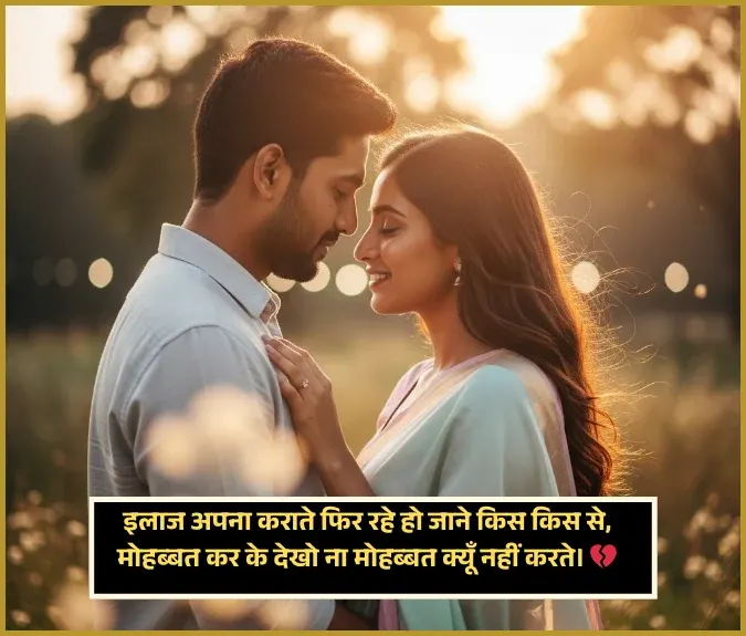 Mohabbat Shayari 2 Lines in Hindi