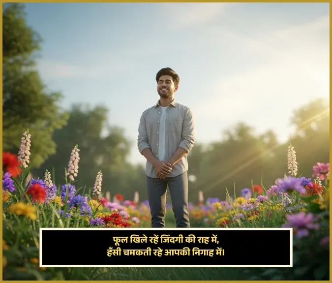 Romantic Flower Shayari in Hindi