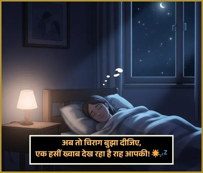 Romantic Good Night Shayari