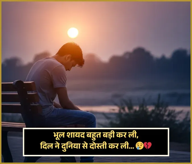 Sad Dosti Shayari Sad Dosti Shayari