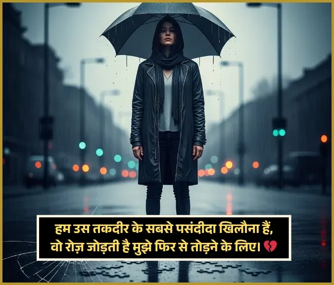 Sad Shayari😭 Life 2 Line