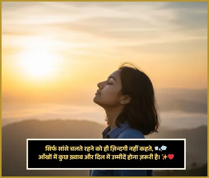 Zindagi Shayari in Hindi
