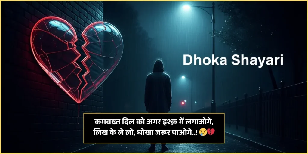 Dhoka Shayari